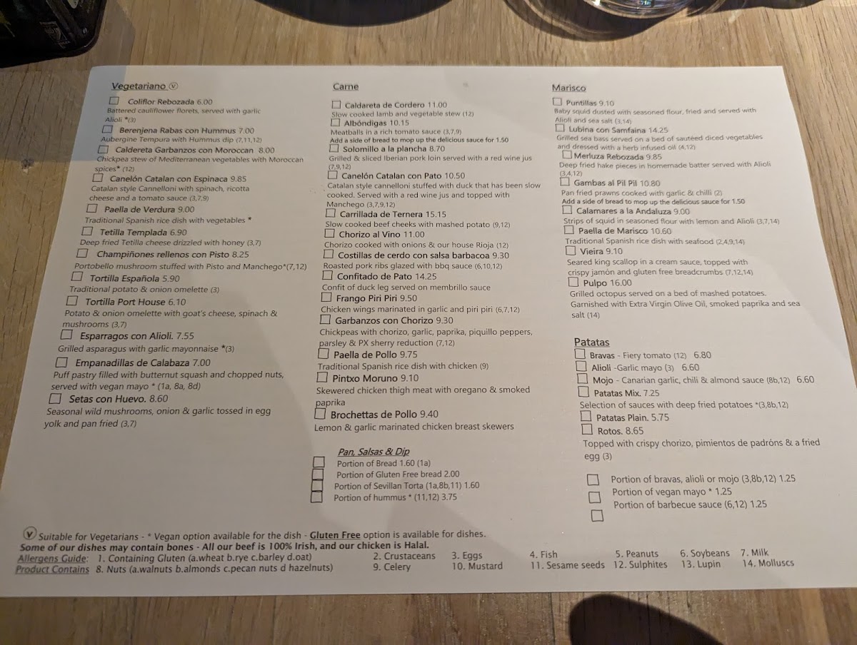 Menu The Port House Ibericos-4