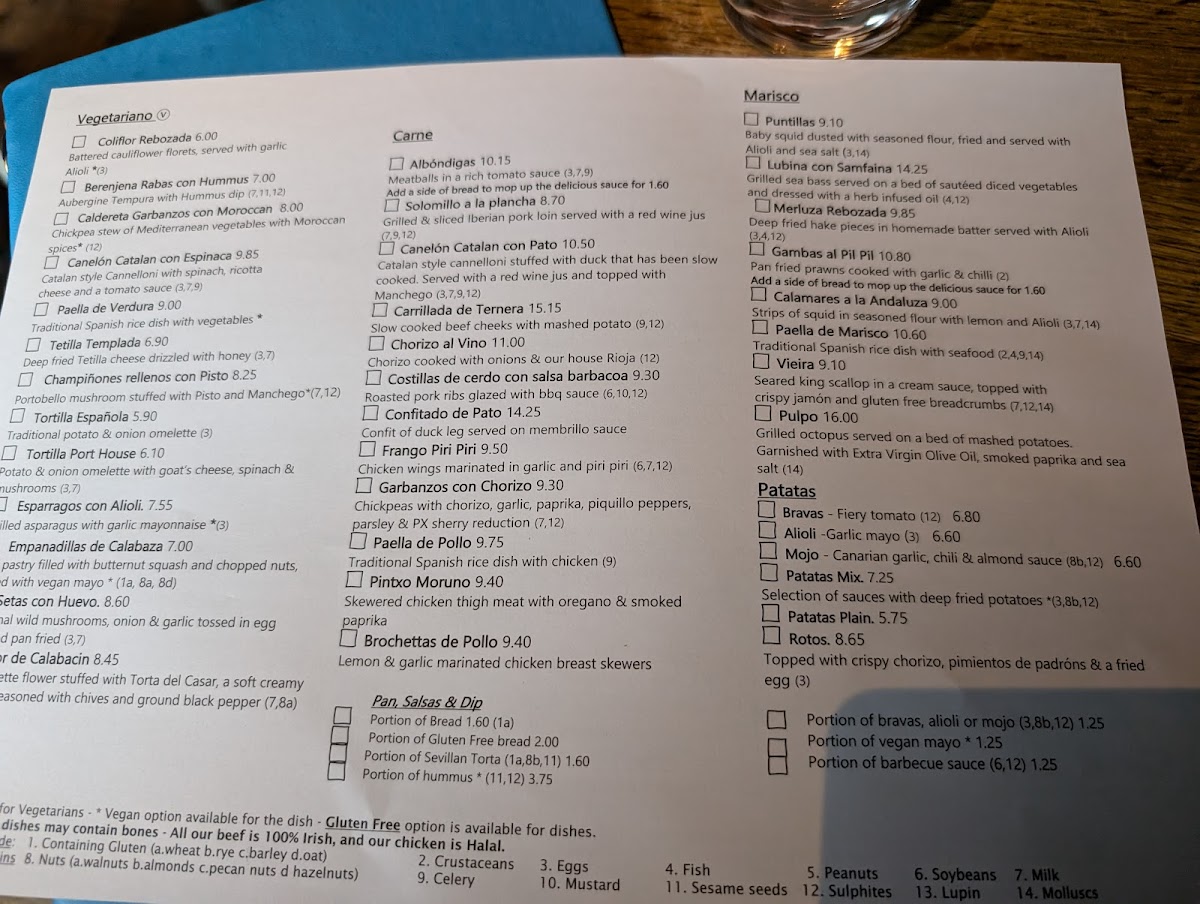 Menu The Port House Ibericos-9